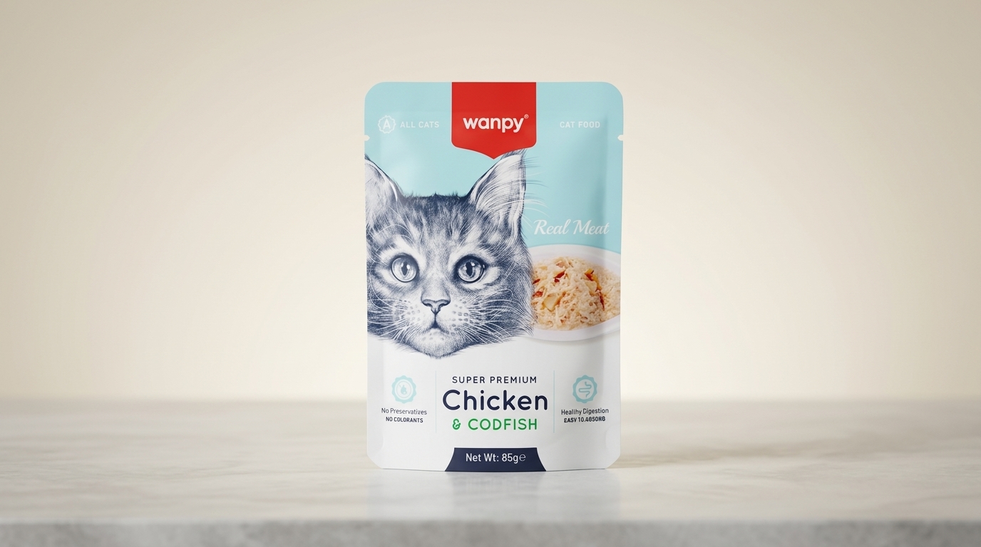 Wanpy Cat Food Chicken & Codfish
