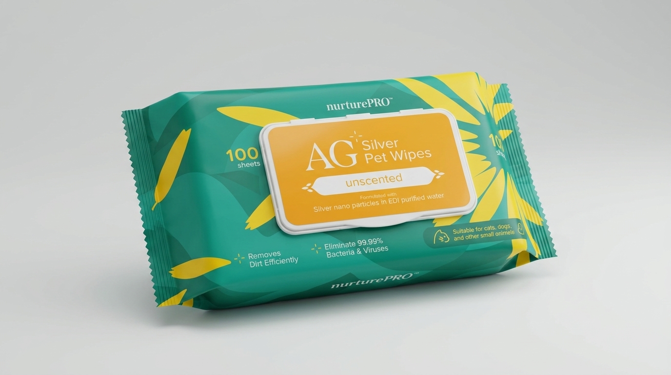 AG Silver Pet Wipes — Unscented