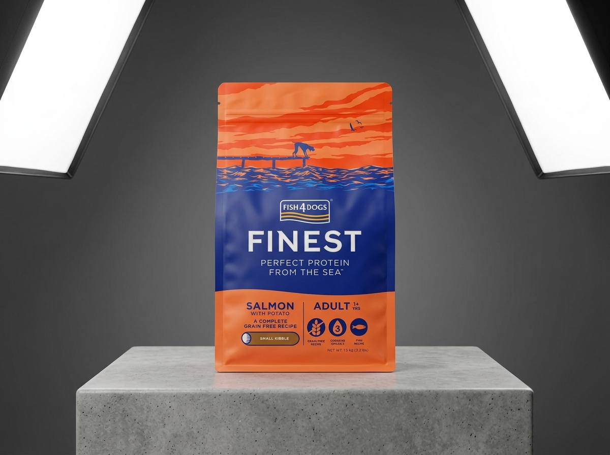 Fish4Dogs Finest Salmon with Potato — Adult Small Kibble